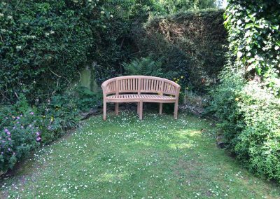 Bench in a garden