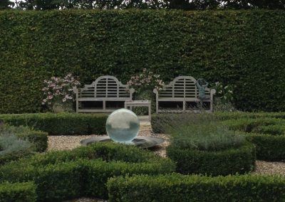 Bench in a garden