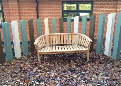 Bench in a garden